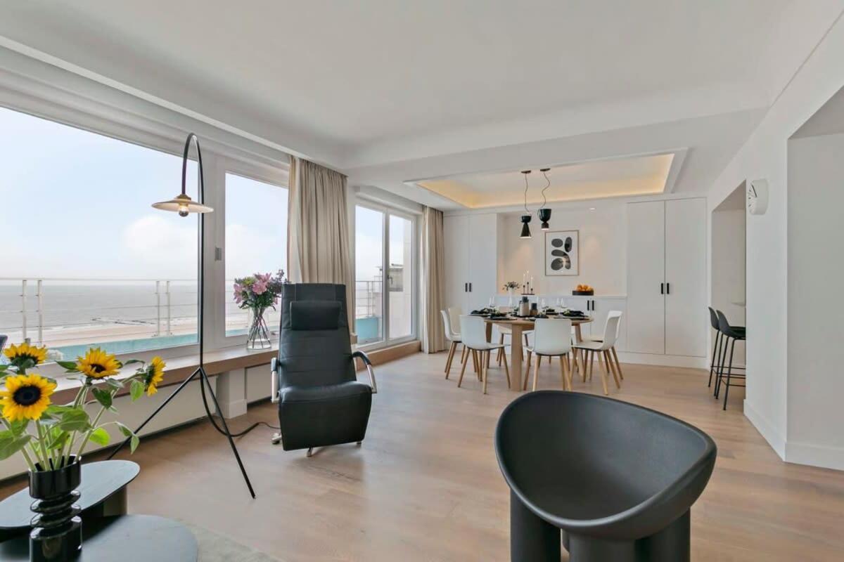 Huswell - Panoramic Seaview Apartment In 'T Zoute 克诺克－海斯特 外观 照片