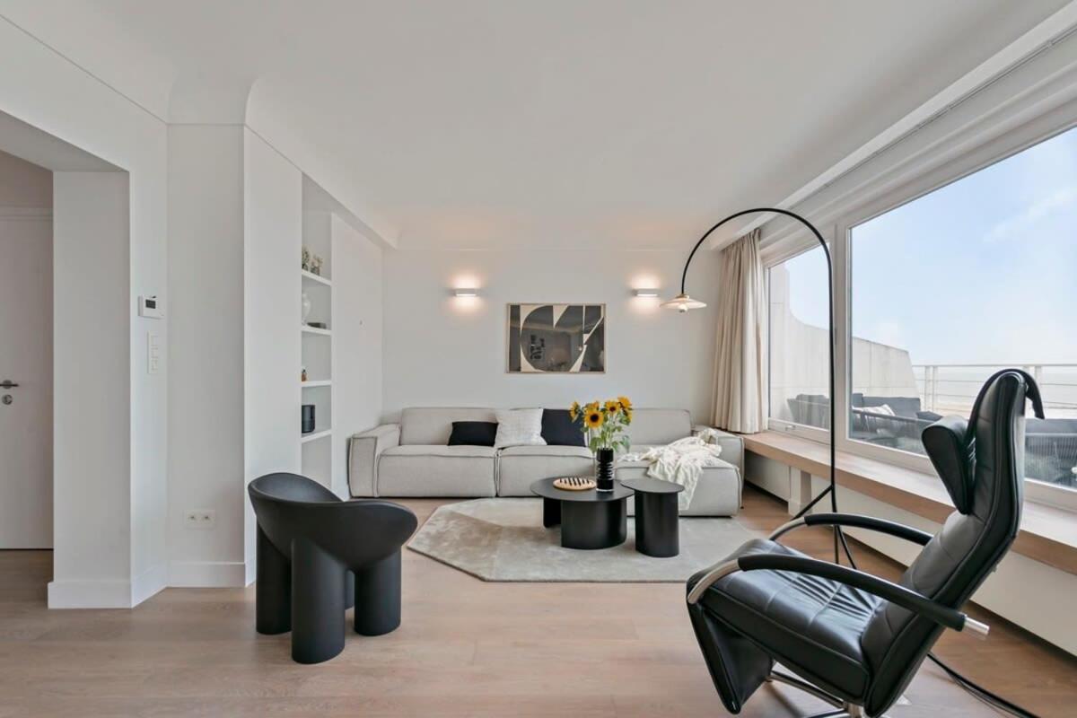Huswell - Panoramic Seaview Apartment In 'T Zoute 克诺克－海斯特 外观 照片